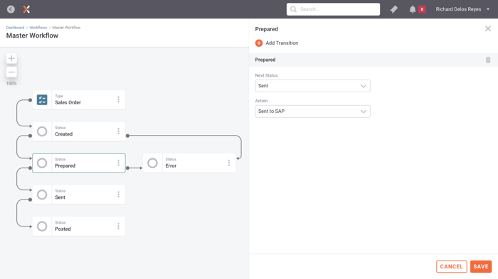 Workflow UI - main